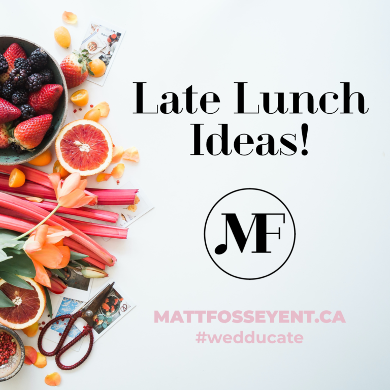 Late Lunch Ideas