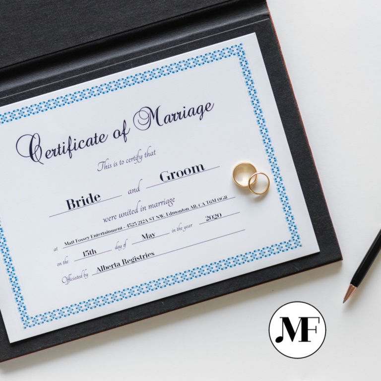 Edmonton Wedding Dj - Changing Your Last Name